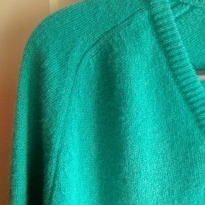 Vintage Aqua Blue Wool Sweater size 42